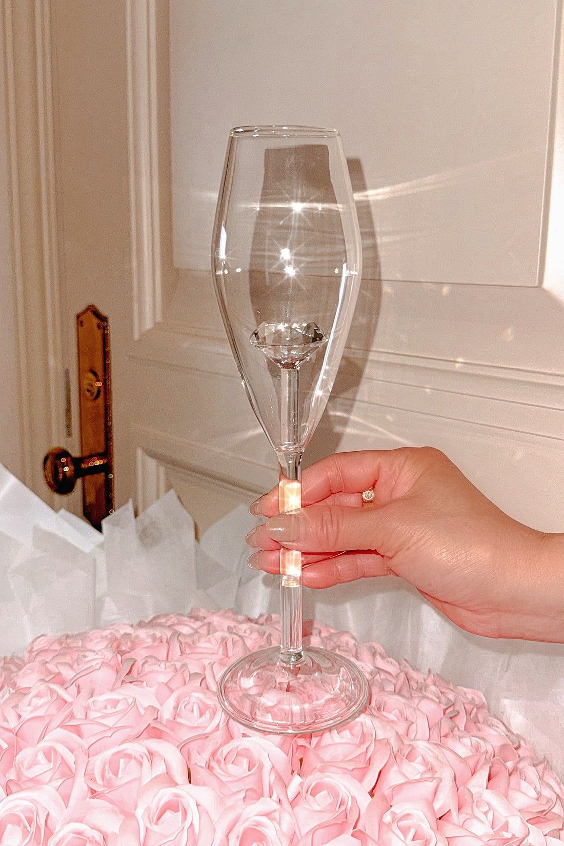 Diamond Champagne Flute