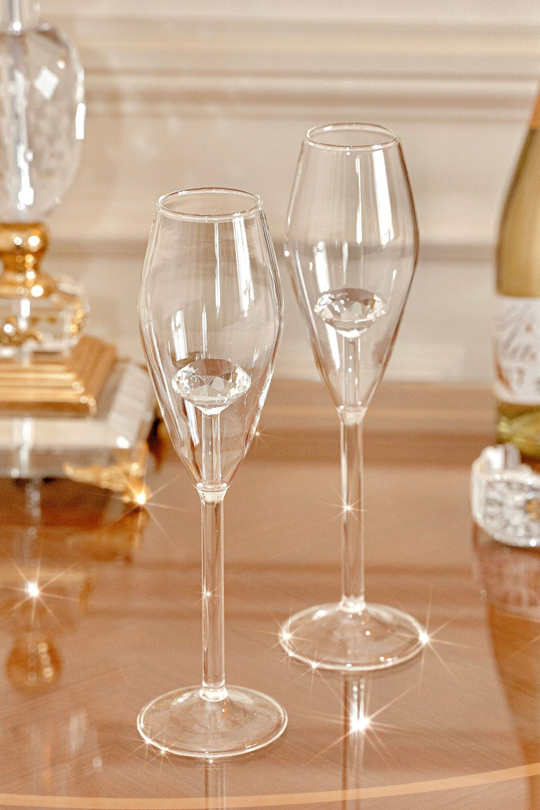 Diamond Champagne Flute